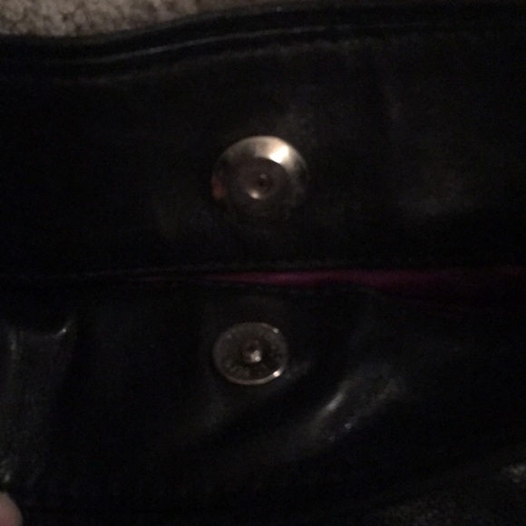 Black Leather Coach Crossbody Bag - Picture 4 of 6